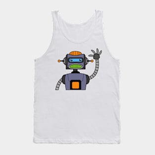 Robot Animation Design Tank Top